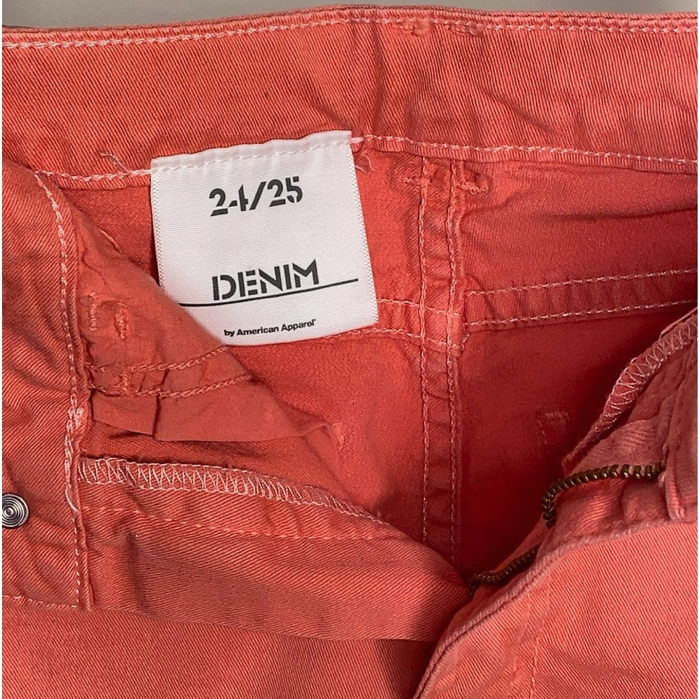 SOLD — American Apparel Mini Shorts with Dual Zippers size 24/25 - Picture 2 of 4